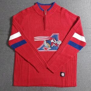 Sogo MONTREAL ALOUETTES CFL Mens Long Sleeve Woolen Sweater Official Licensed L